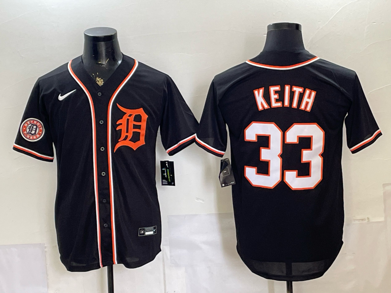 Men Detroit Tigers #33 Keith black Nike 2026 MLB Jersey 0621001
